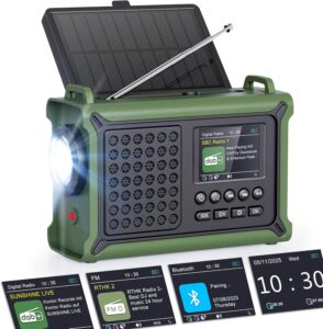 ROCAM Tragbares DAB+ Radio mit Bluetooth